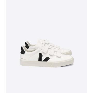 Pantofi Barbati Veja RECIFE CHROMEFREE White/Black | RO 197BEX